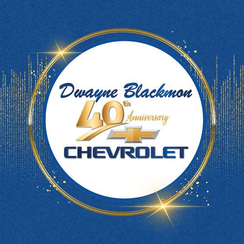 Dwayne Blackmon 40th anniversary logo